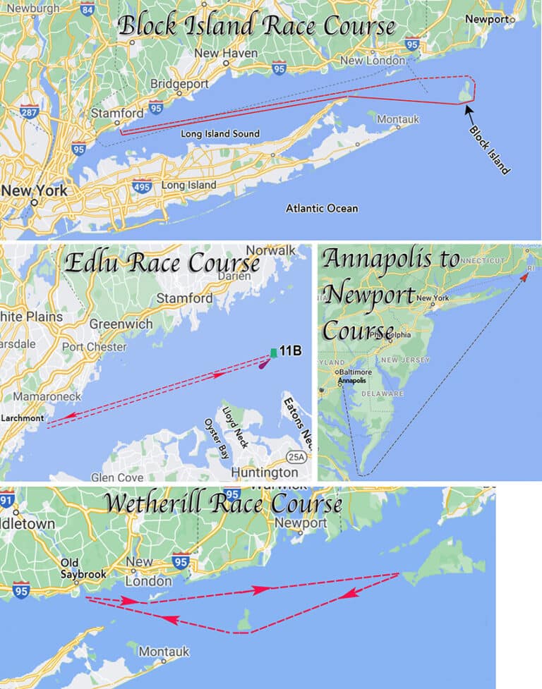 Four Spring Distance Races course maps