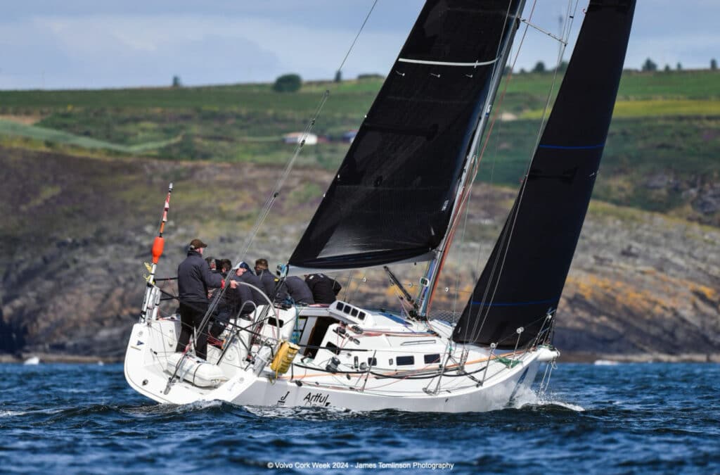 J/109, ARTFUL DODGER, at the 2024 Volvo Cork Week. Photo © James Tomlinson.