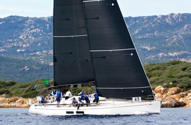 Swan 54 KATIMA at the 2024 Rolex Swan Cup in Porto Cervo, Italy. Photo Ⓒ Max Ranchi.