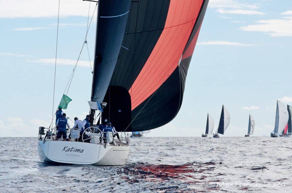 Swan 54 KATIMA at the 2024 Rolex Swan Cup in Porto Cervo, Italy. Photos Ⓒ Max Ranchi.