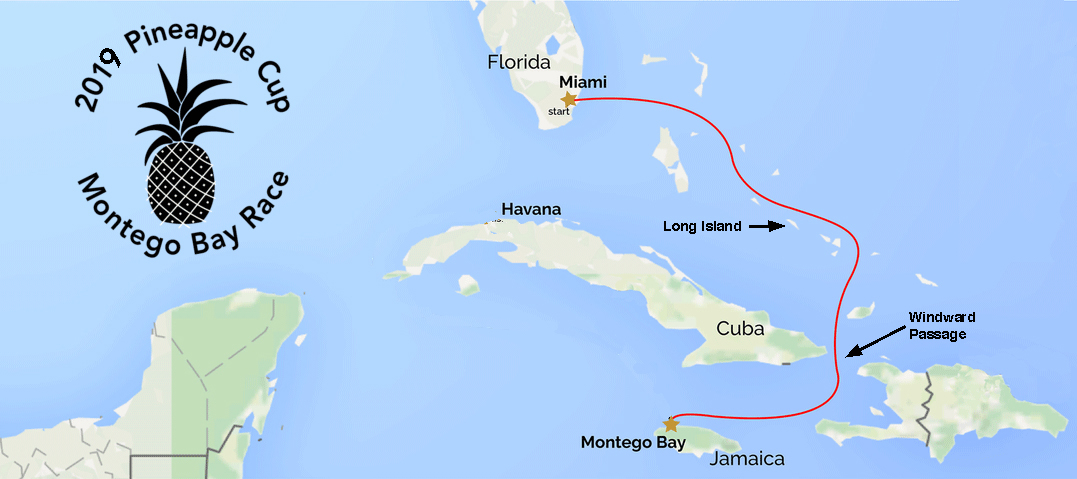 Course of the Pineapple Cup.