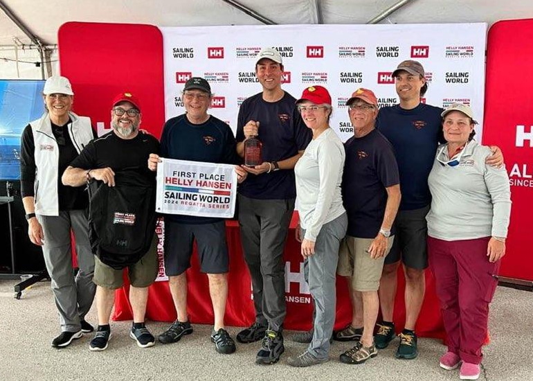 Benjamin White’s Farr 38, RADIANCE, won the PHRF 2 Distance Division at the the 2024 Helly Hansen Sailing World Regatta Series in Chicago.