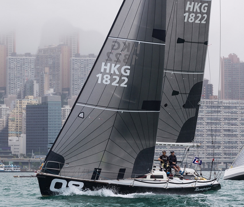 Tripp 40 Tri Radial Sails Rampage Hong Kong web