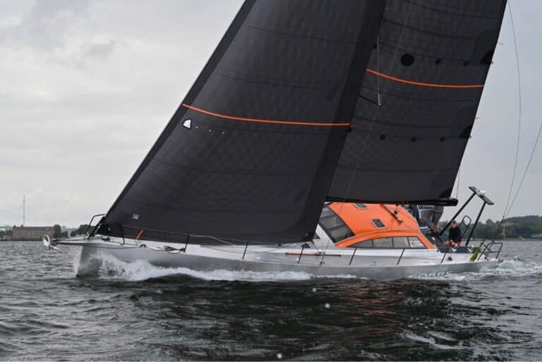 Berckemeyer BM49 with UK Sailmakers X-Drive Carbon upwind sails. Photo credit: Irk Boockhoff.