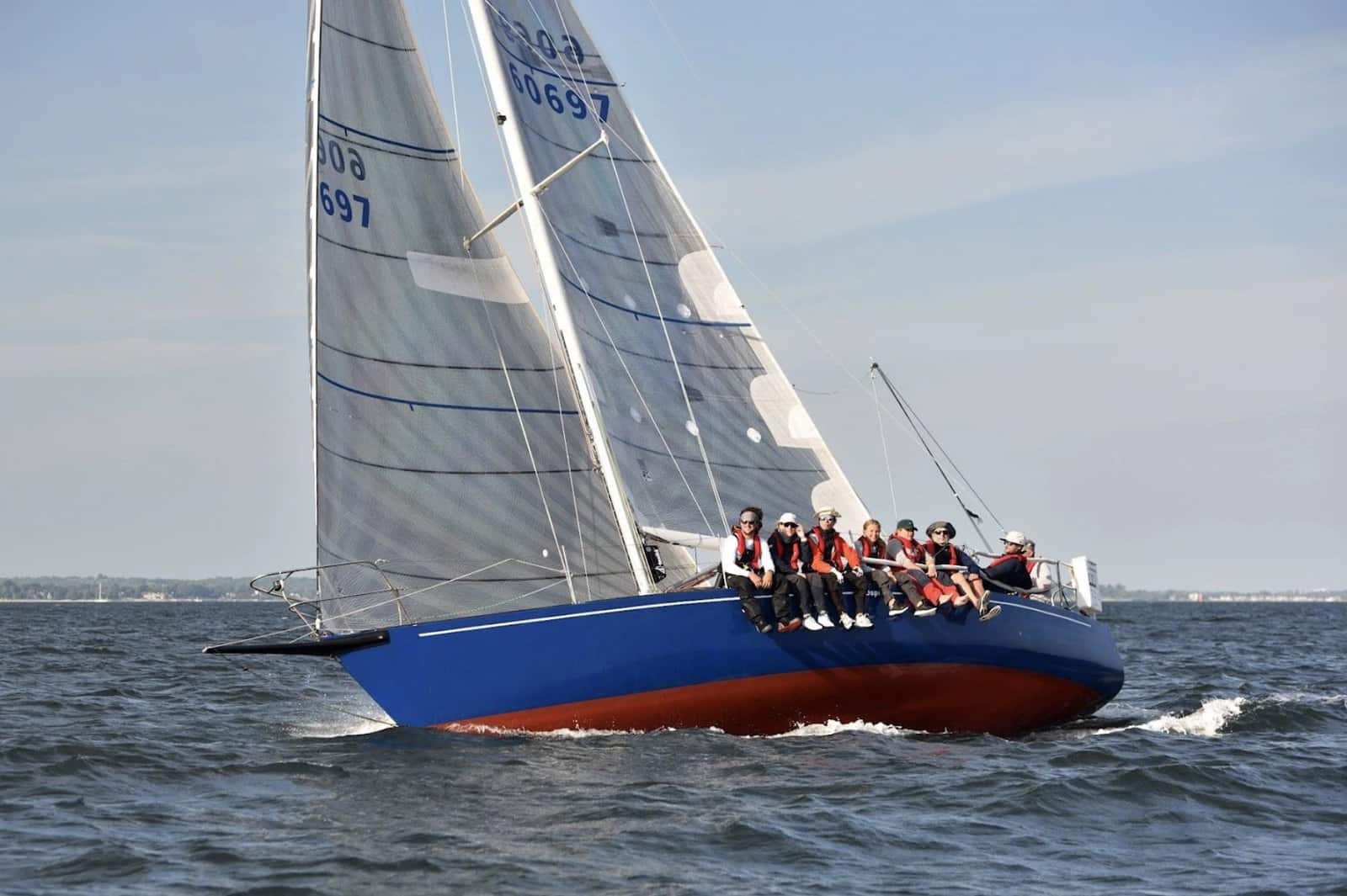 Greg Kotzas sailing his J/35, OSPREY, was the Keyport Yacht Club’s Division 1 champion for the 2023 Season.