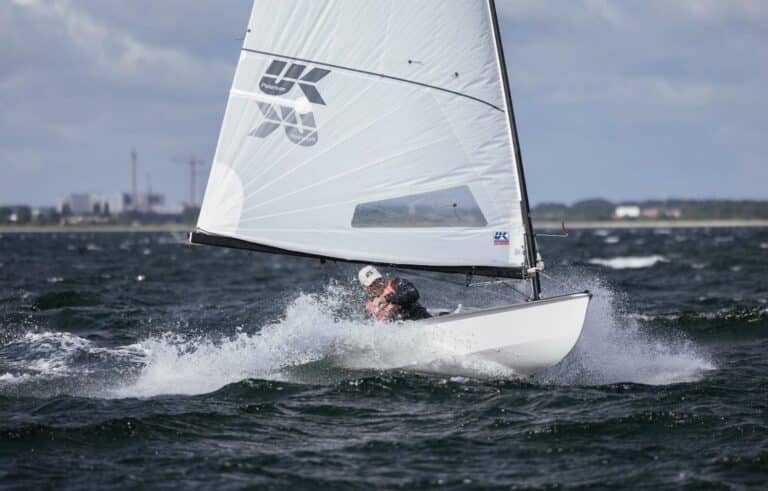 Bo Petersen at the 2024 OK Dinghy DM Open. Photo Ⓒ Køge Sejlklub.