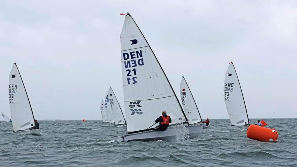 Bo Petersen at the 2024 OK Dinghy DM Open. Photo Ⓒ Køge Sejlklub.