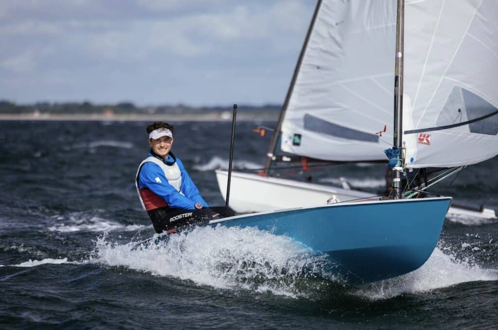 Many sailors were racing with One Design OK Dinghy sails by UK Sailmakers Denmark at the 2024 OK Dinghy DM Open. Photo Ⓒ Køge Sejlklub.