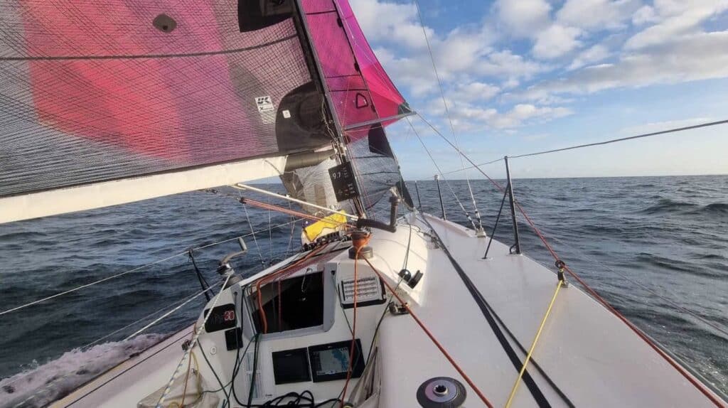 Onboard photo by the Consensus Sailing Team.