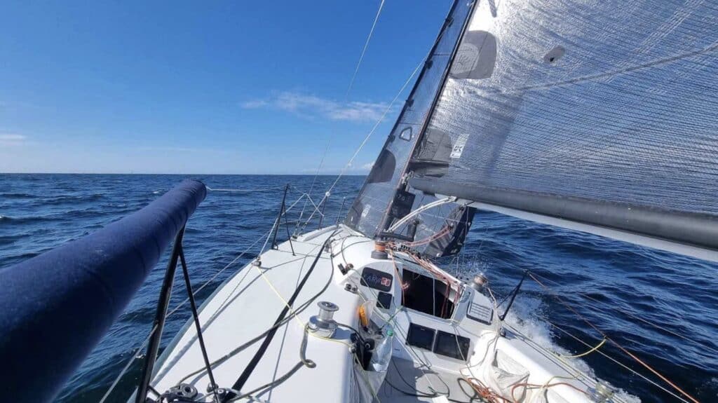 Onboard photo by the Consensus Sailing Team.