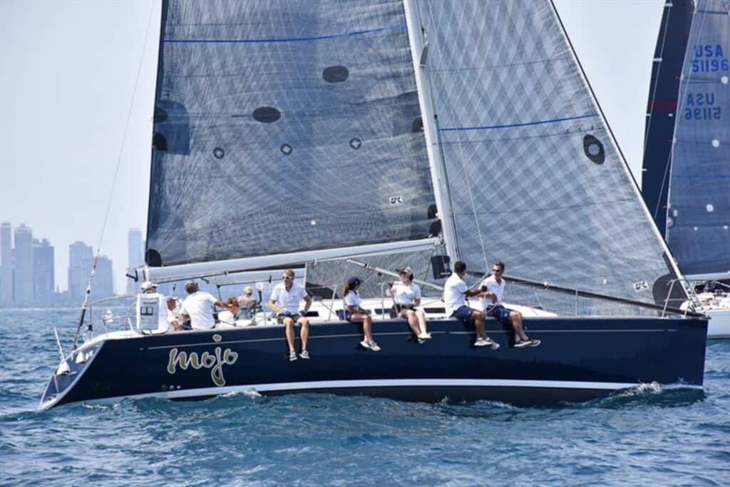 Beneteau 40.7, MOJO, pictured from a past event.