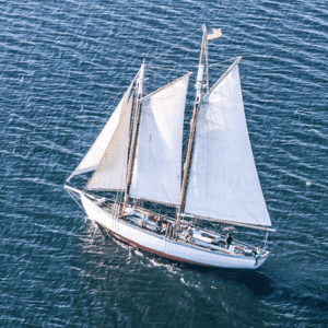 Aerial UK Sailmakers Door County Wisconsin