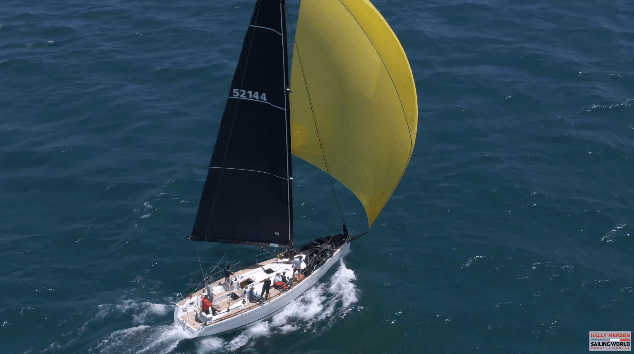 John Gottwal’s GS 44 EAGLE’S WINGS at the 2024 Helly Hansen Sailing World Regatta Series in Chicago. Photo by Sailing World / Helly Hansen.